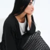 Black Lace Hem Abaya