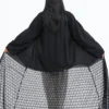 Black Lace Hem Abaya